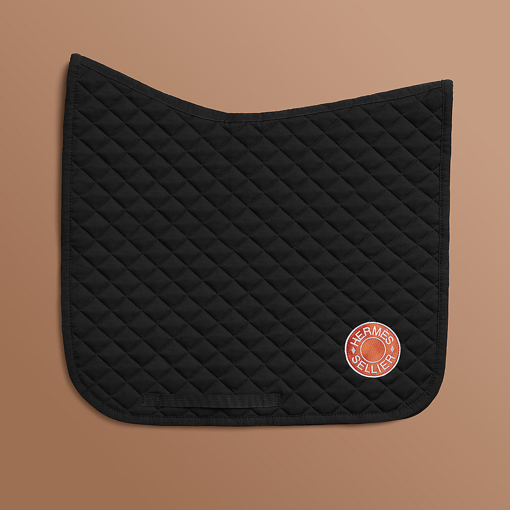 Swing II dressage saddle pad - Blue | Hermès Canada